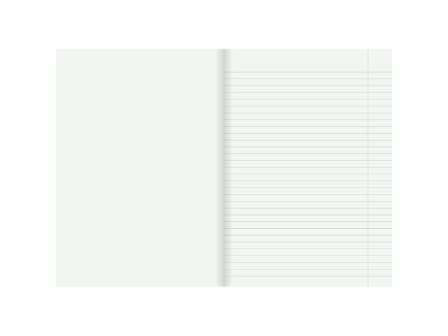 Skrivhäfte A4 olinj/linj 8,5mm grön